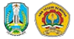 Logo Provinsi Jawa Timur dan logo SMK Negeri Rembang